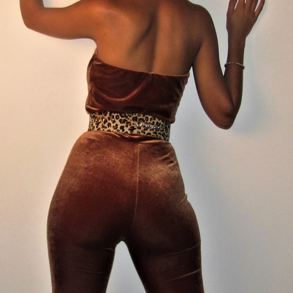 Brown Jumpsuit - Picture 1 of 6